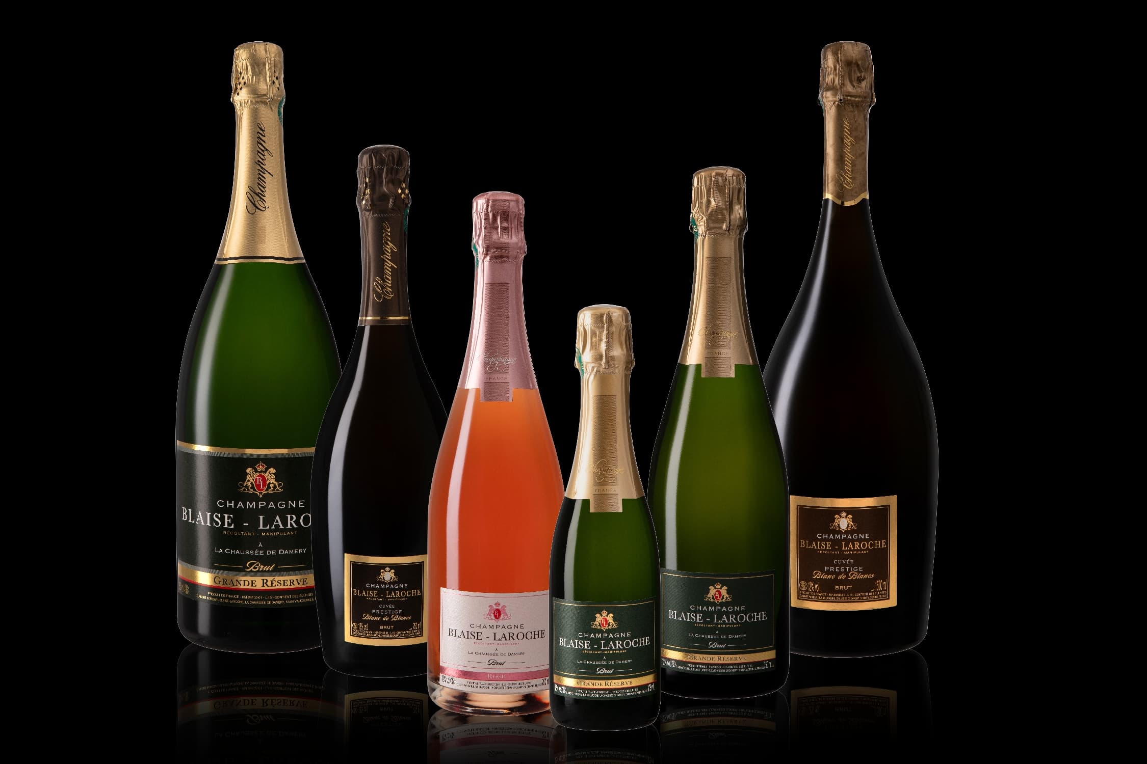 La gamme complète des champagnes Blaise-Laroche