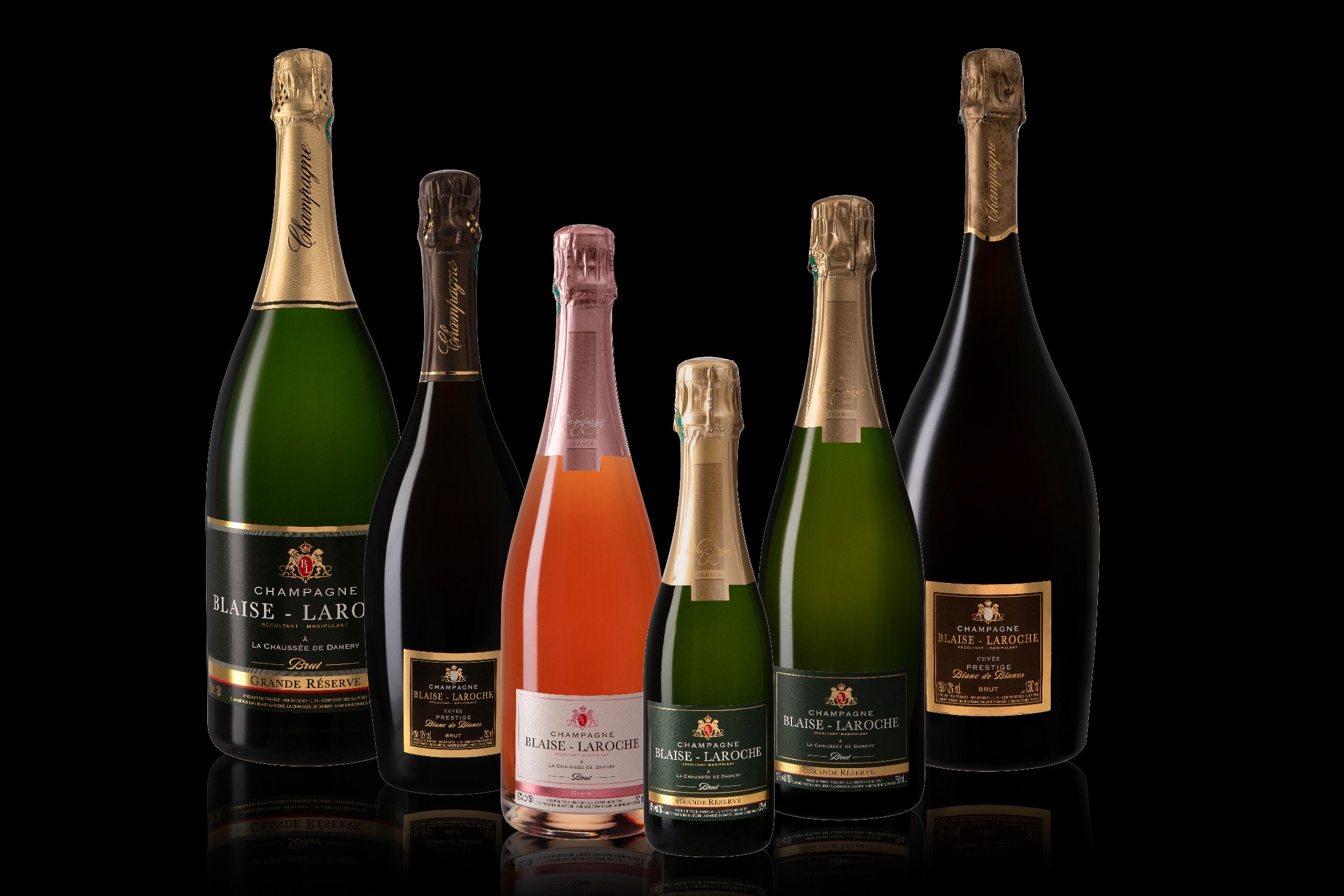 La gamme complète des champagnes Blaise-Laroche